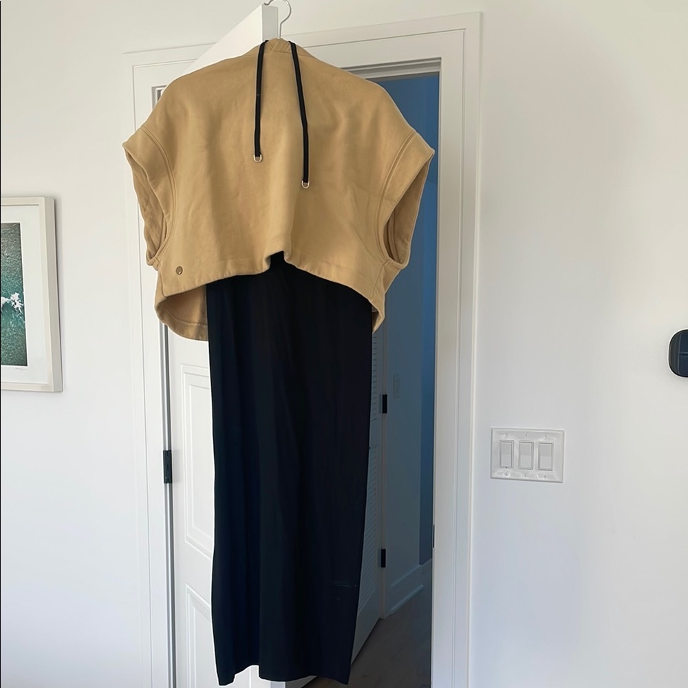 Shoreditch Ski Club Tan and Black Two-Piece Set